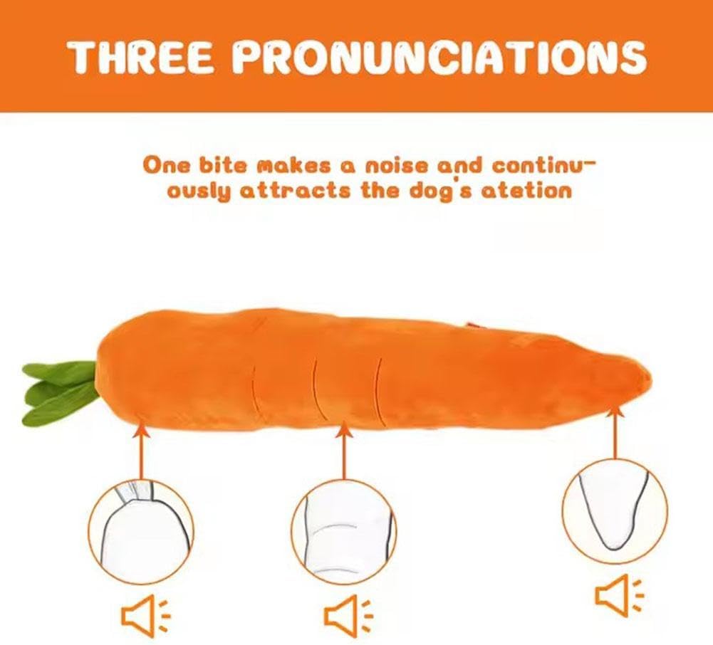 The Snuggle Carrot - The Smart Soothing Toy for Anxious Pups