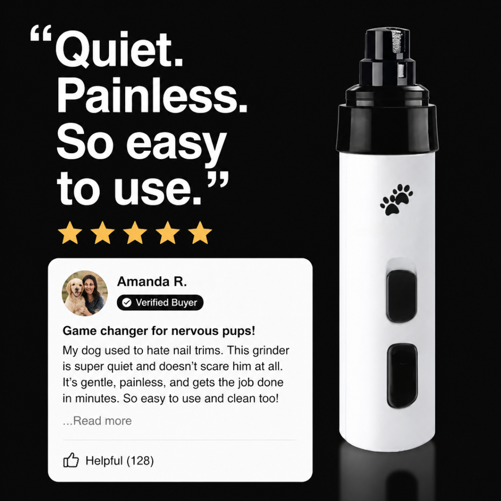 Pet Nail Grinder: Calm, Quiet Grooming at Home
