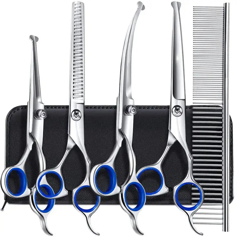 7" Professional Pet Grooming Shears Paws and Purrz