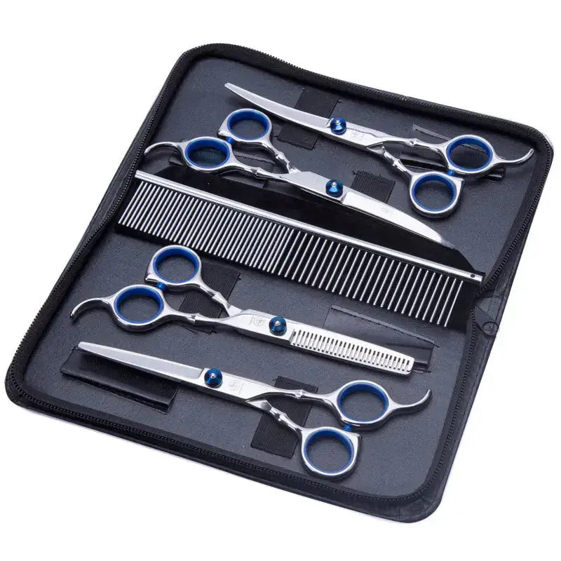 7" Professional Pet Grooming Shears Paws and Purrz