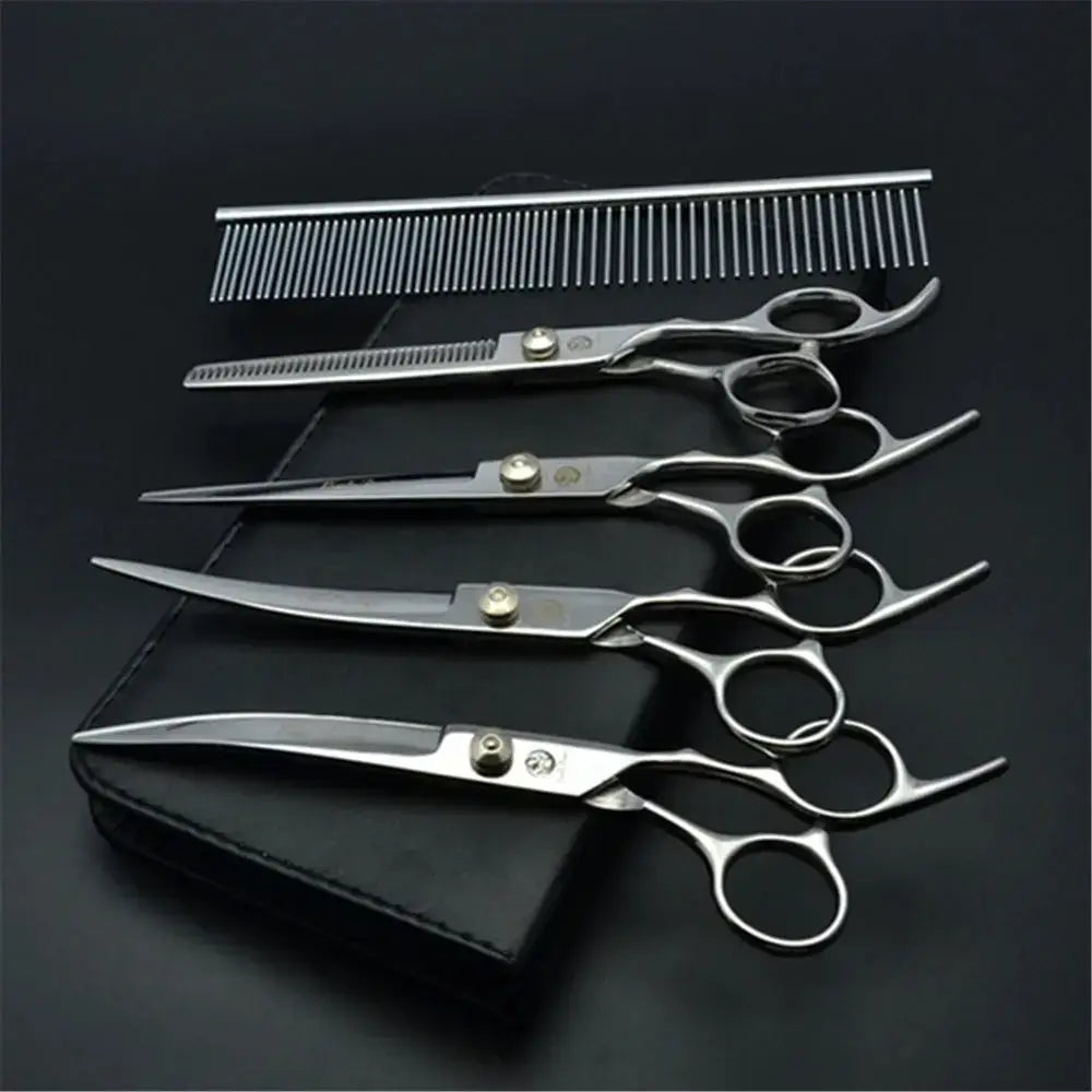 7" Professional Pet Grooming Shears Paws and Purrz