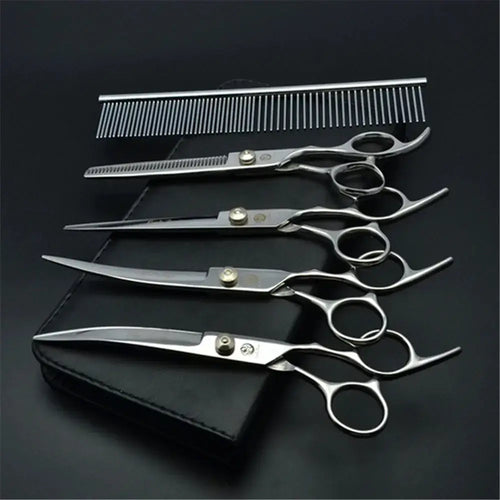 7" Professional Pet Grooming Shears Paws and Purrz