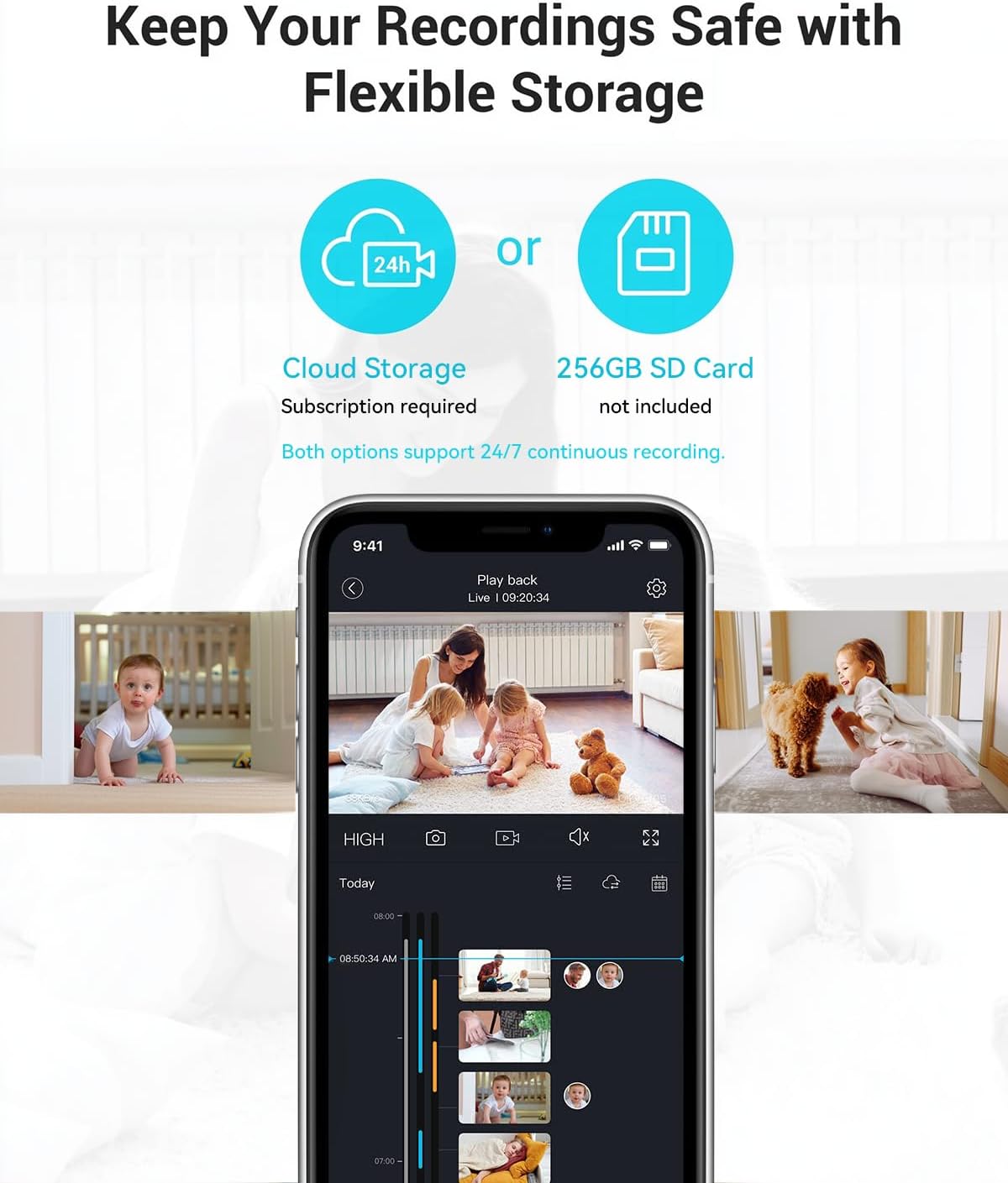 Paws & Purrz 2K Smart Pet Camera