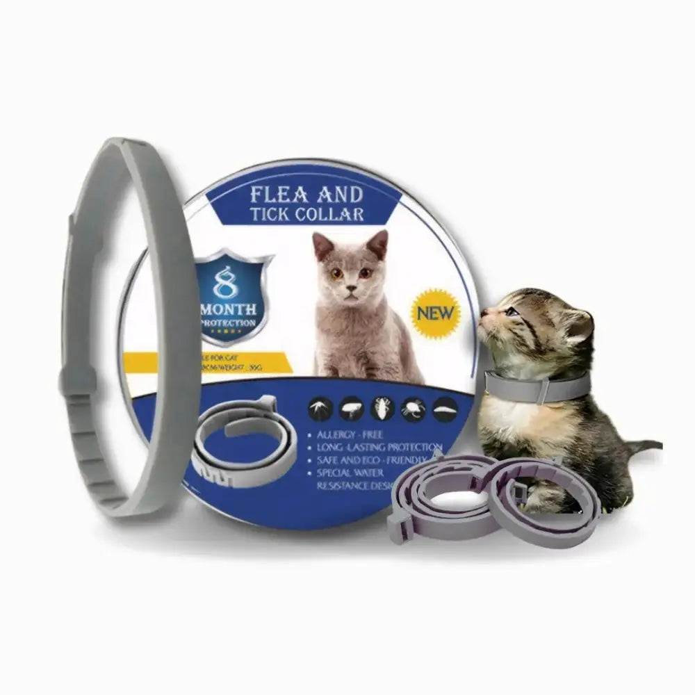 8-Month Flea & Tick Free Collar Paws and Purrz