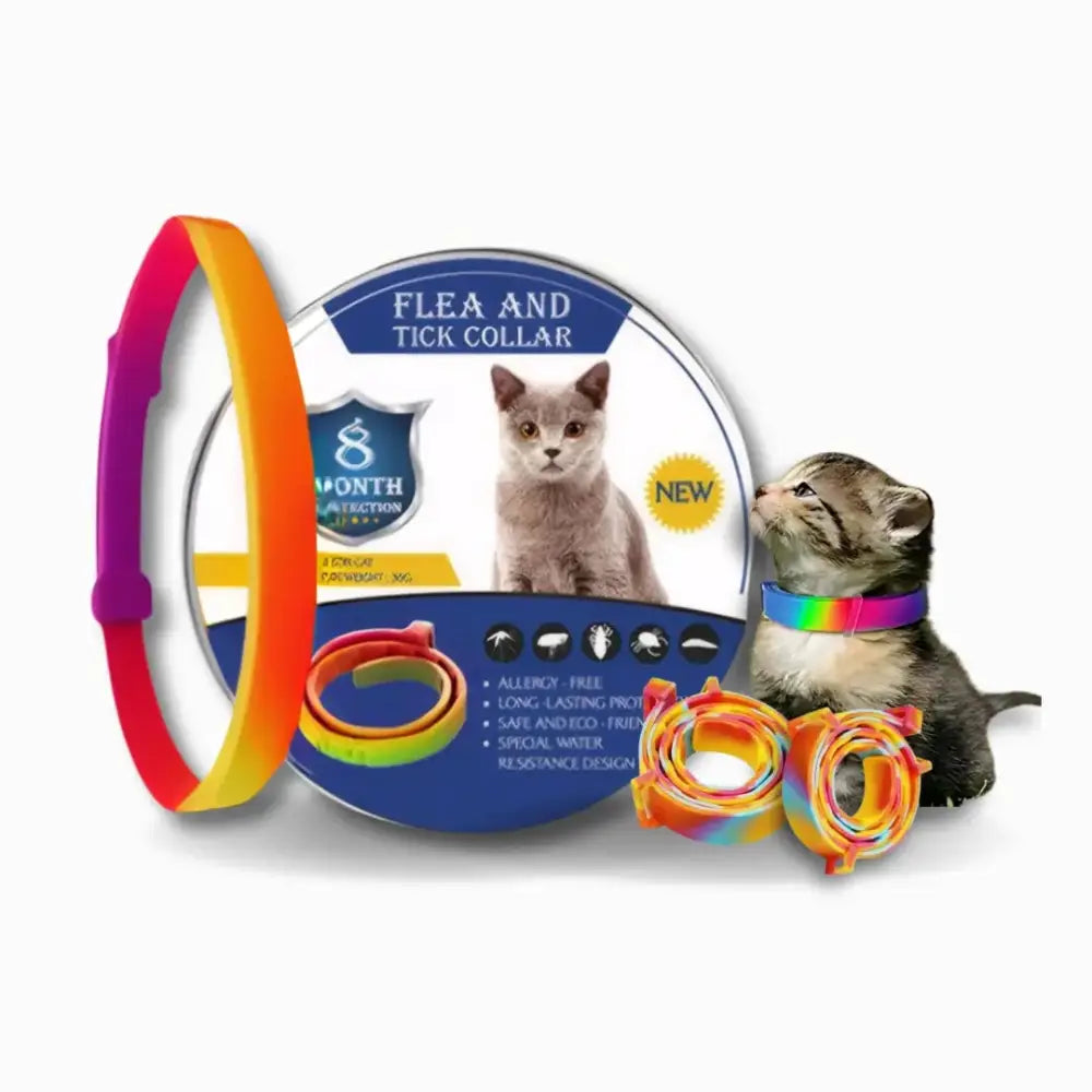 8-Month Flea & Tick Free Collar Paws and Purrz