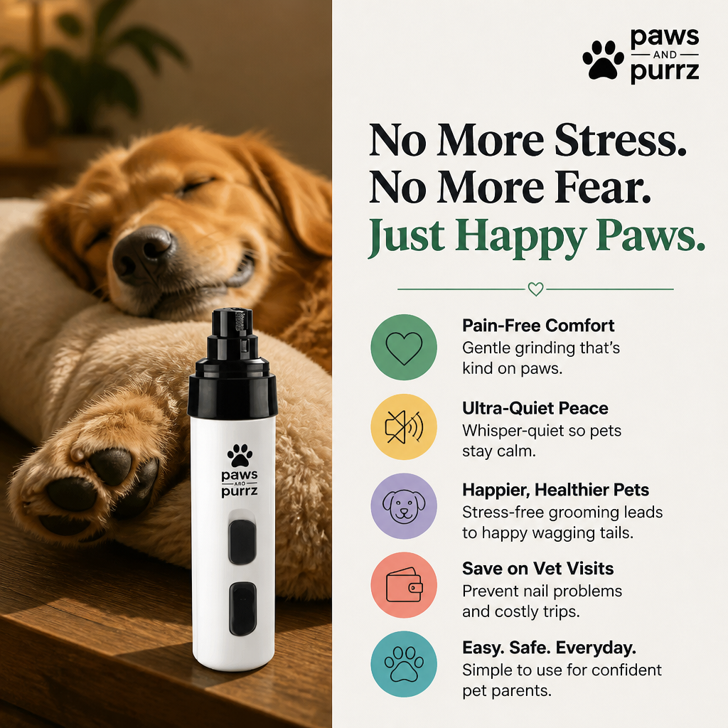 Pet Nail Grinder: Calm, Quiet Grooming at Home