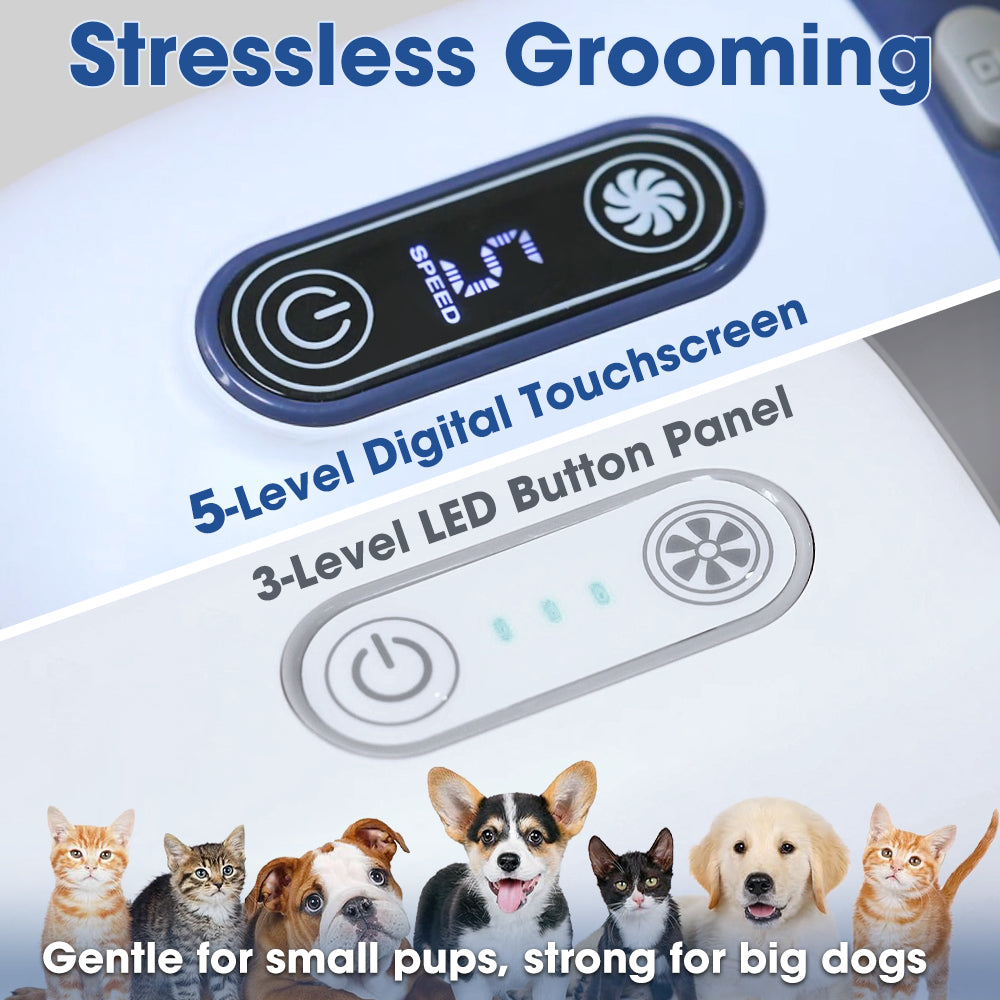 Paws & Purrz Advanced HairHero 7-in-1 Grooming Vacuum Blue