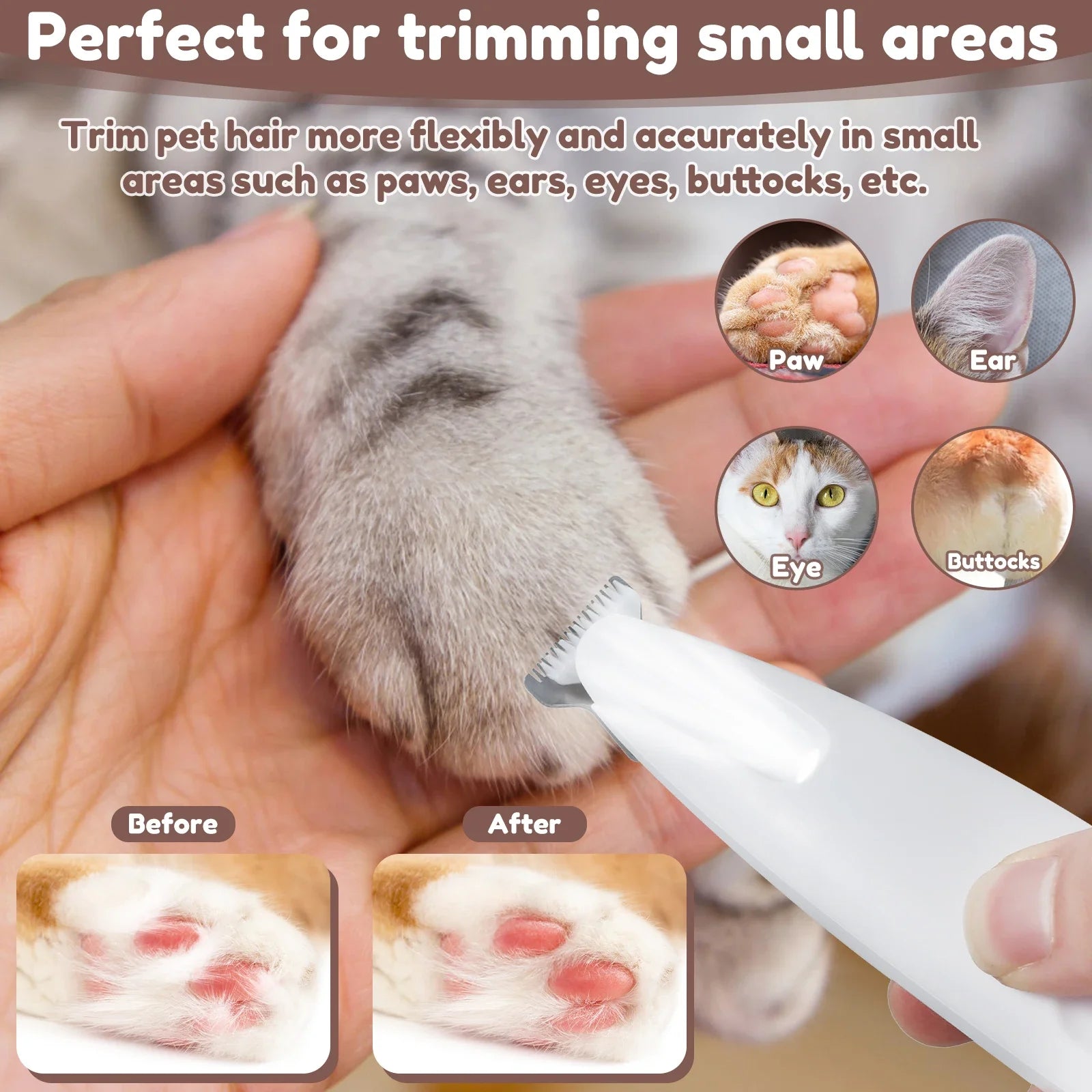 Paws & Purrz Advanced Pet Trimmer Pro
