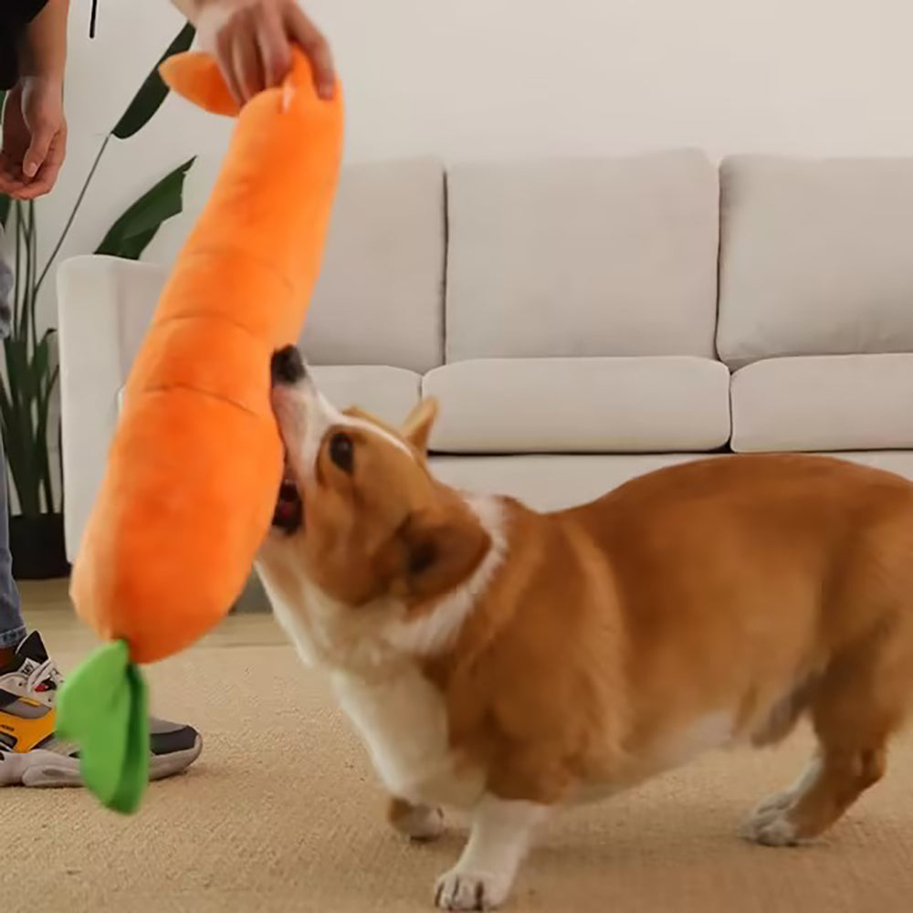 The Snuggle Carrot -  The Smart Soothing Toy for Anxious Pups
