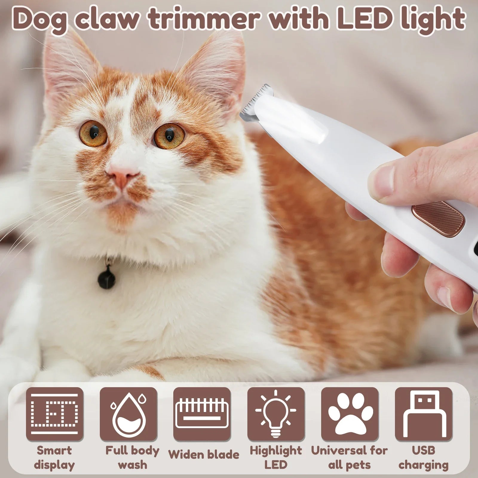 Paws & Purrz Advanced Pet Trimmer Pro