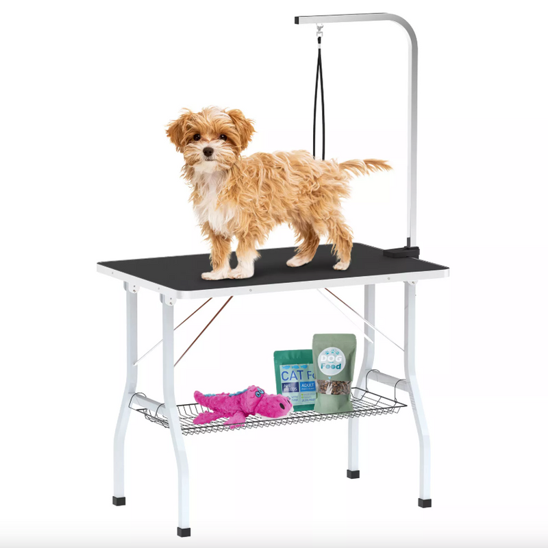 Advanced Foldable & Adjustable Pet Grooming Table for Professionals