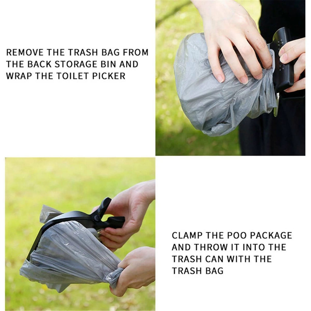 Paws & Purrz SwiftGrip™ Pet Poop Scooper with Waste Bag Dispenser