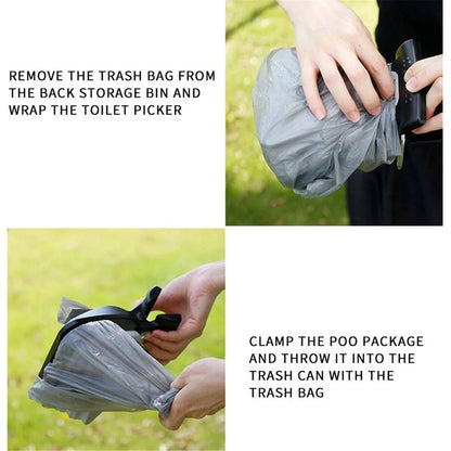 Paws & Purrz SwiftGrip™ Pet Poop Scooper with Waste Bag Dispenser