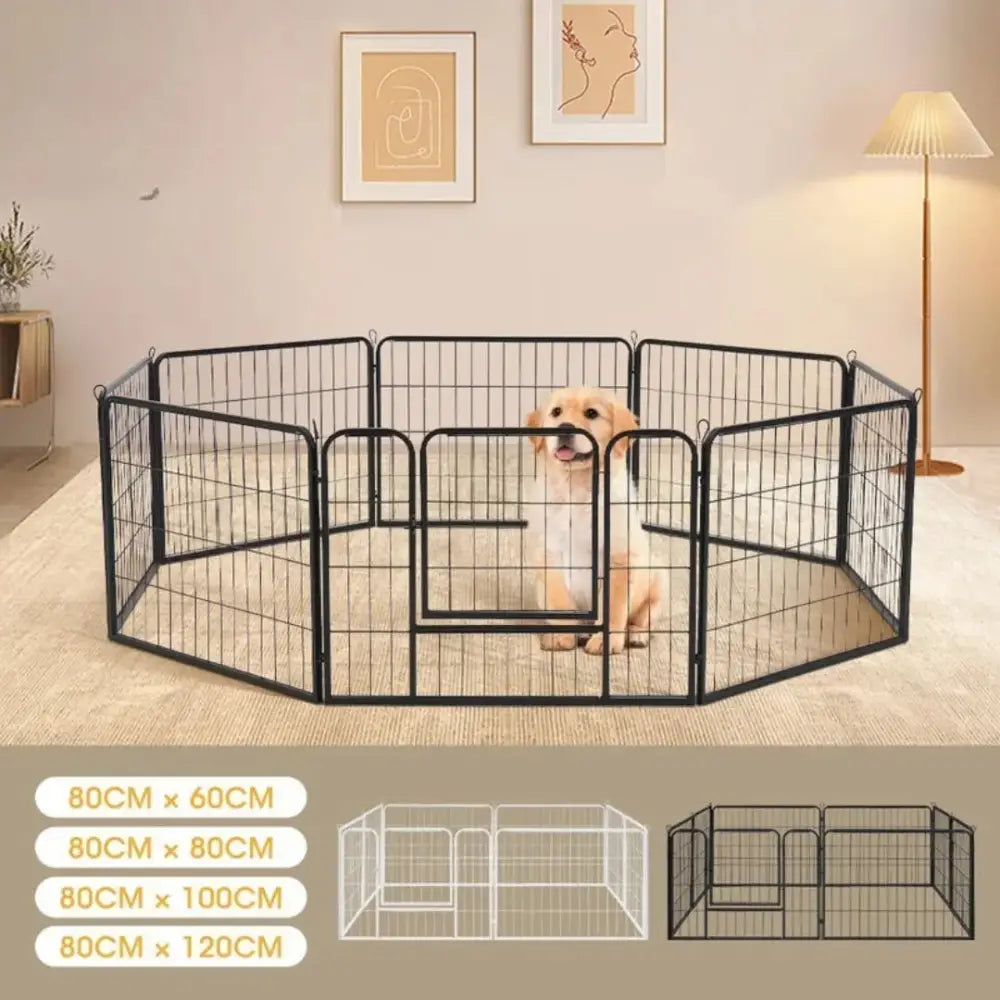 Dog 8 Panel Playpen Paws and Purrz