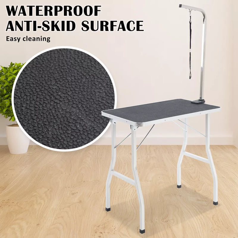 Advanced Foldable & Adjustable Pet Grooming Table for Professionals