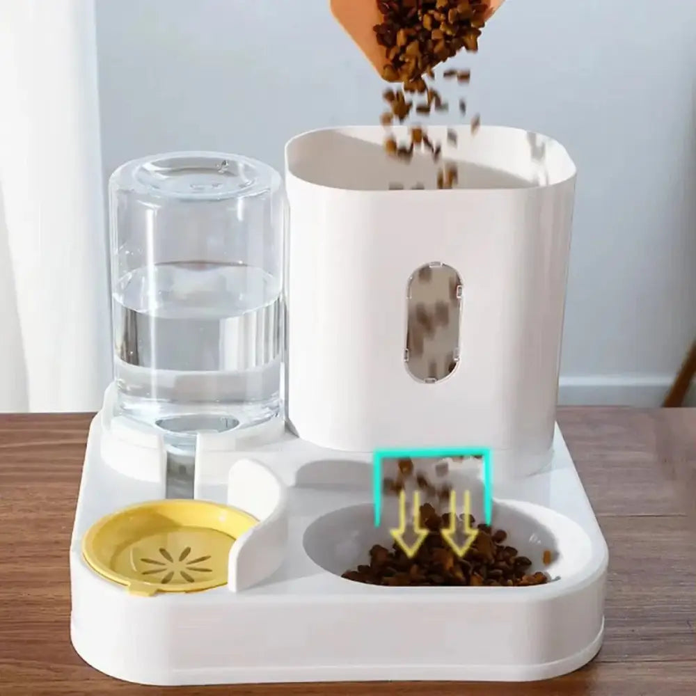 Paws & Purrz 2-in-1 Vertical Feeder & Drinker Paws and Purrz