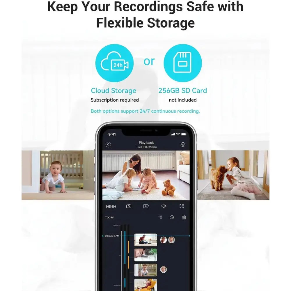 Paws & Purrz 2K Smart Pet Camera Paws and Purrz