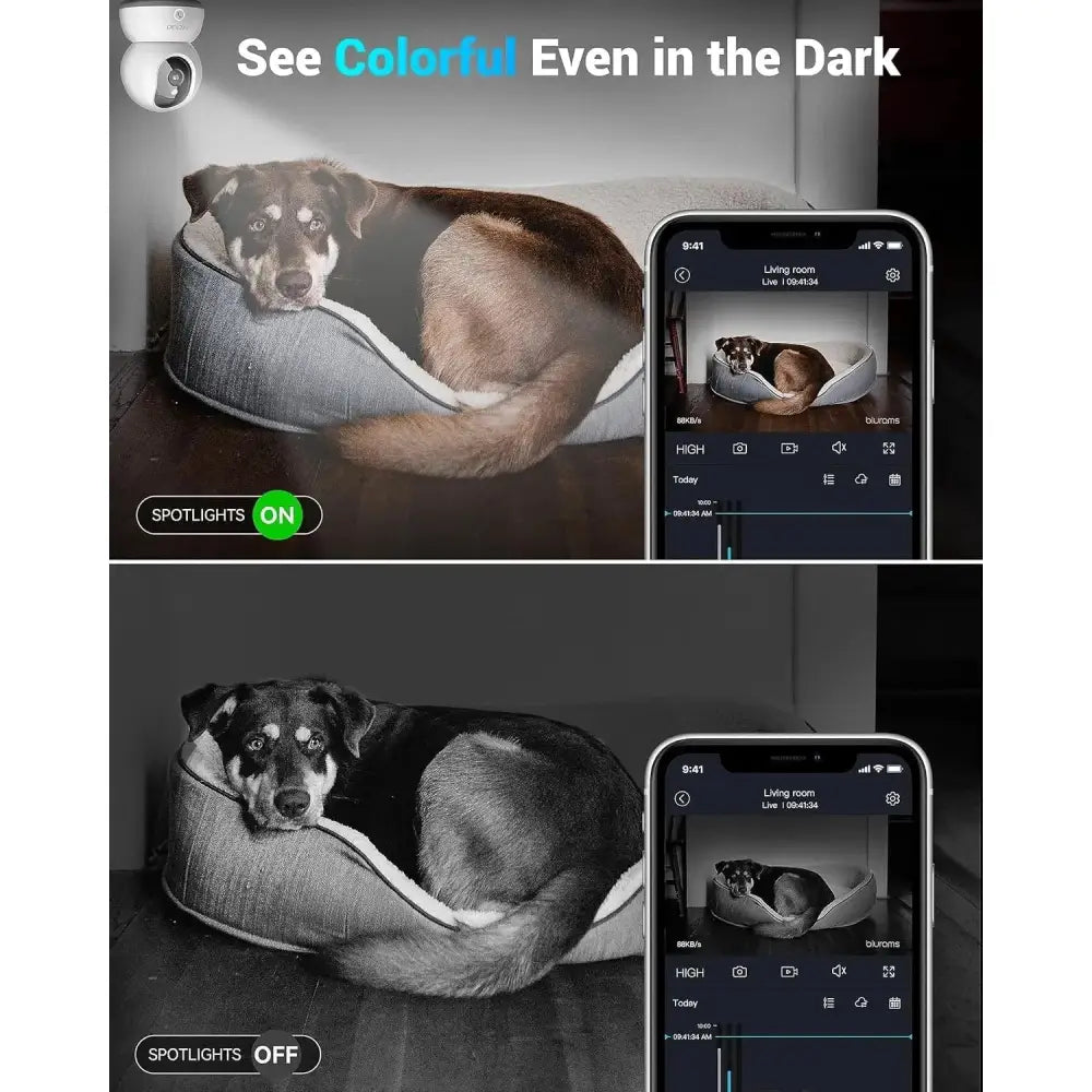 Paws & Purrz 2K Smart Pet Camera Paws and Purrz