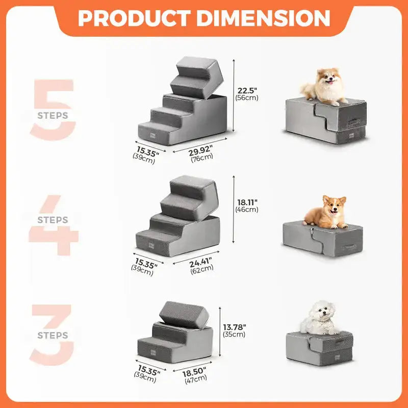 Paws & Purrz Easy Climb Pet Stairs Paws and Purrz