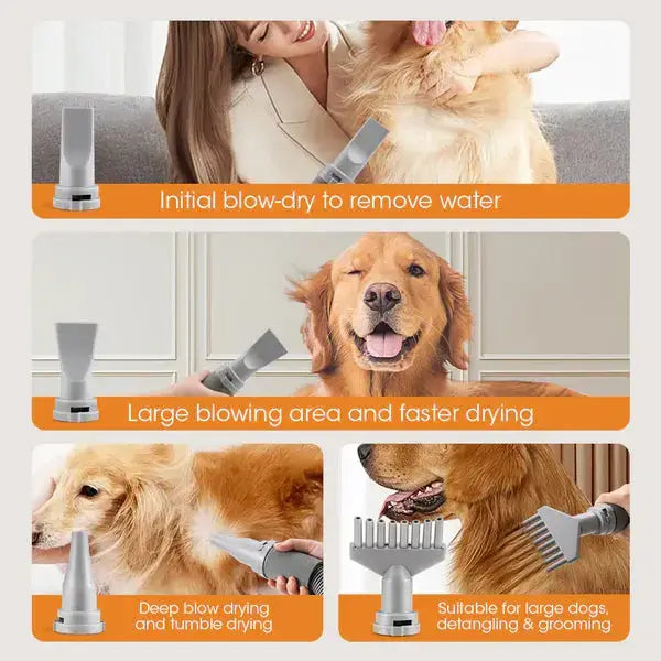Pet Hair Dryer for Dog & Cat Paws and Purrz