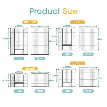 Dog 8 Panel Playpen