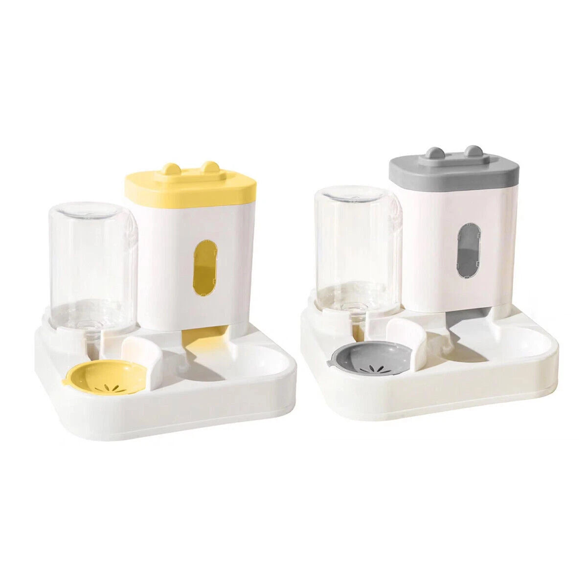 Paws & Purrz 2-in-1 Vertical Feeder & Drinker