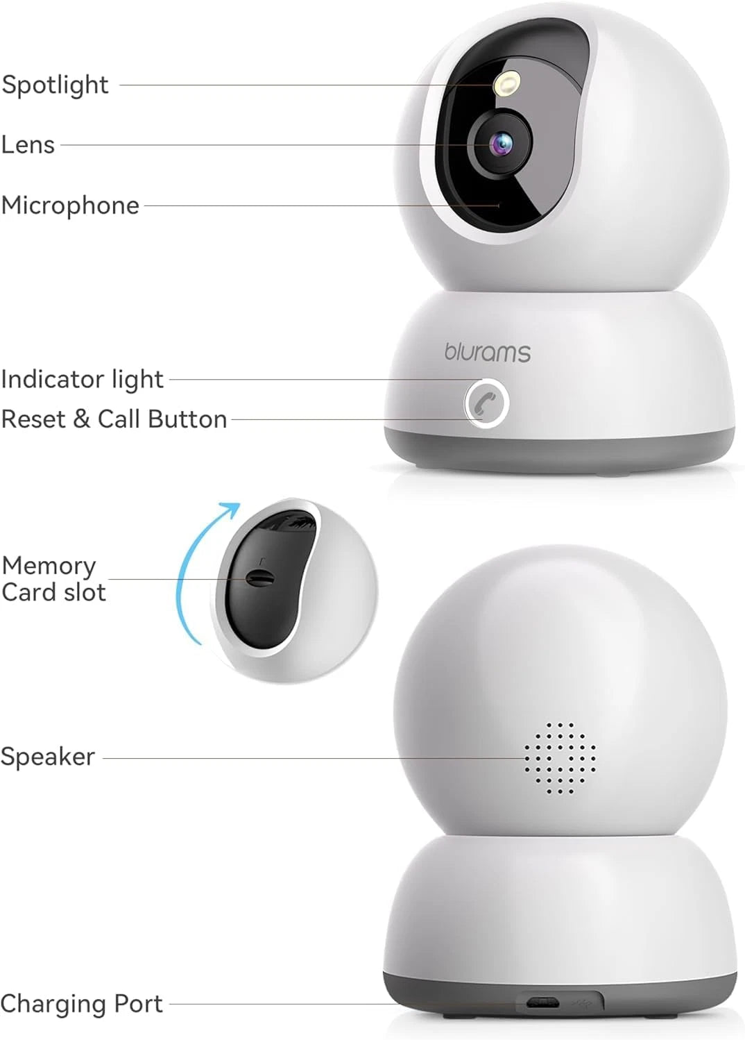 Paws & Purrz 2K Smart Pet Camera