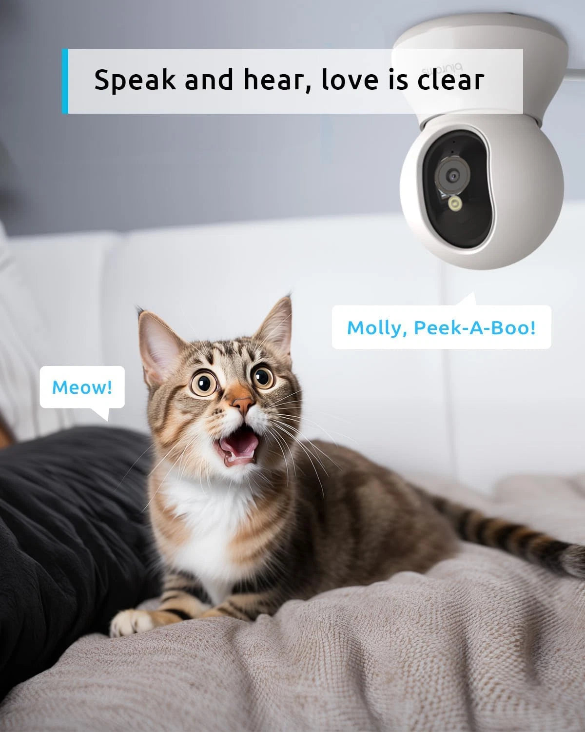 Paws & Purrz 2K Smart Pet Camera