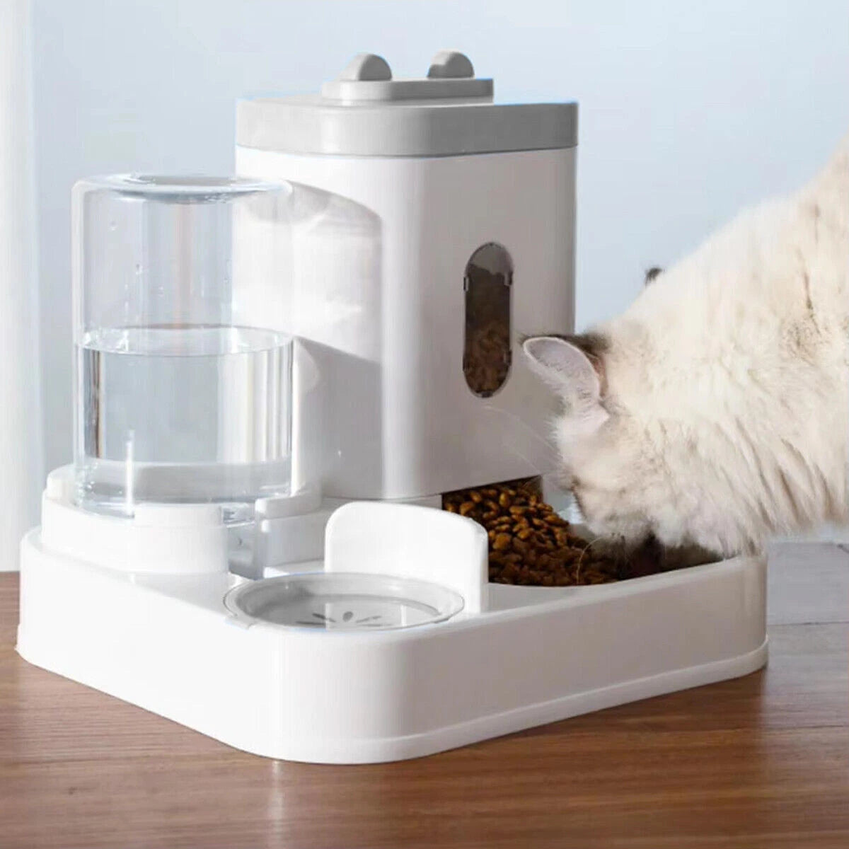 Paws & Purrz 2-in-1 Vertical Feeder & Drinker
