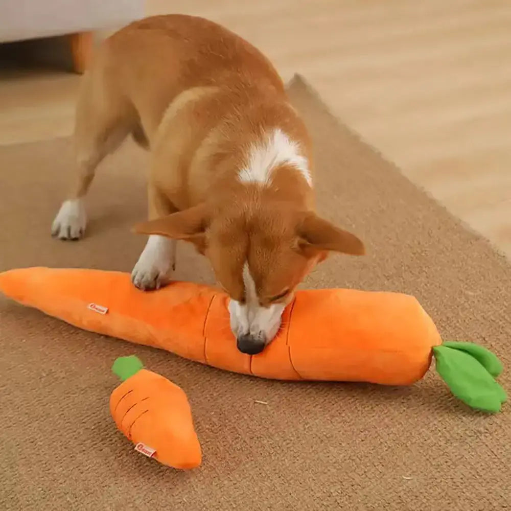 The Snuggle Carrot -  The Smart Soothing Toy for Anxious Pups Paws and Purrz